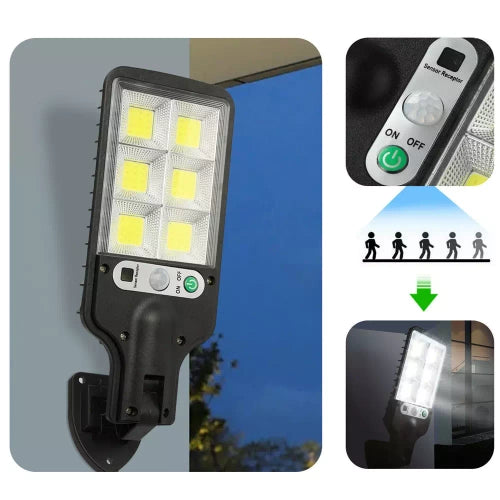 Lámpara Solar LED 616b con Luz Blanca - Iluminación Eficiente y Sustentable