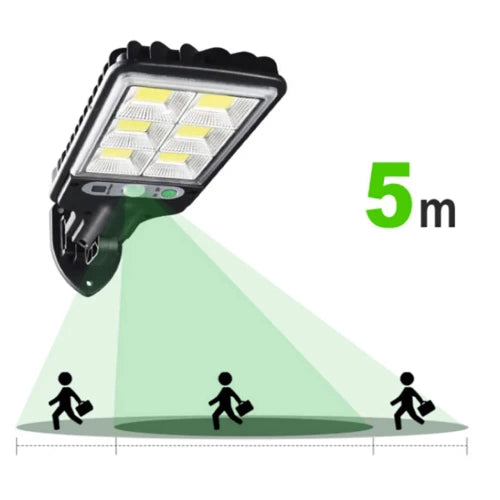 Lámpara Solar LED 616b con Luz Blanca - Iluminación Eficiente y Sustentable